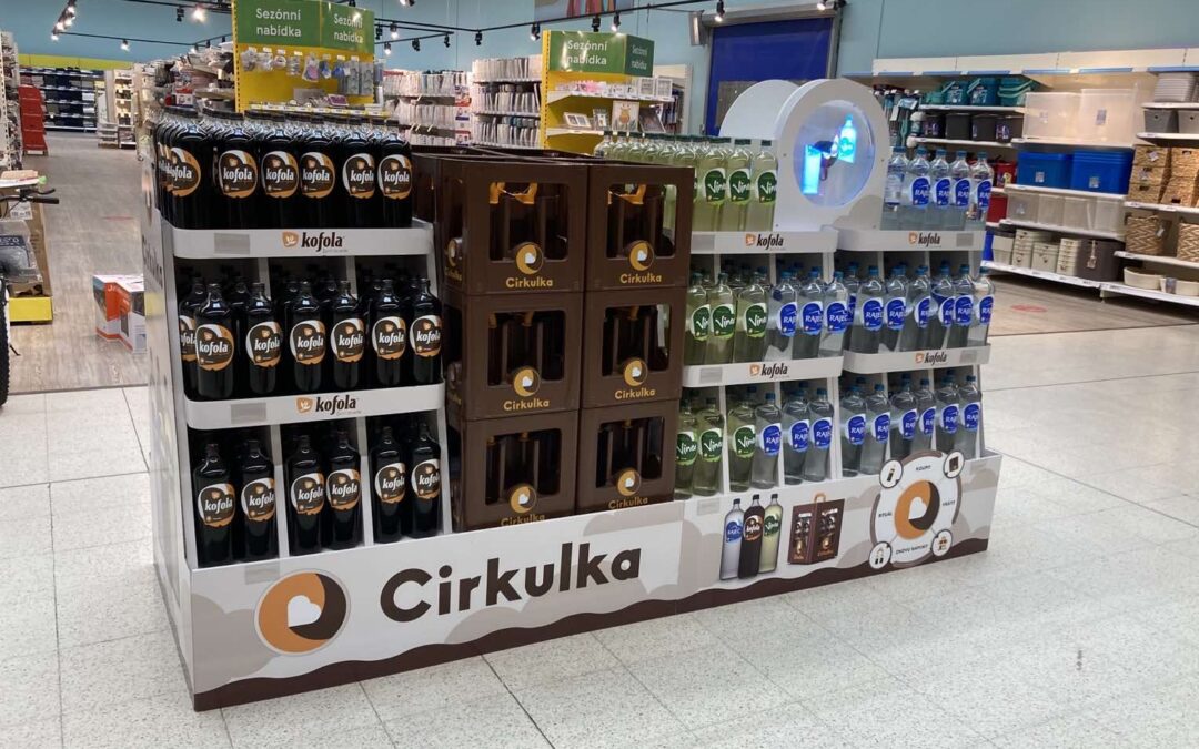 Cirkulka od Kofoly myslí na udržitelnost i při výrobě POS