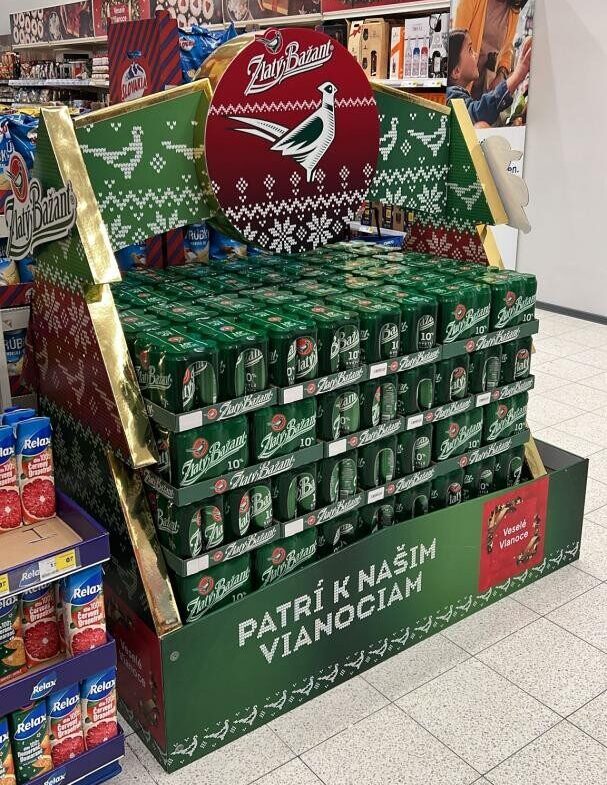 Bez Zlatého Bažanta by Vánoce nestály za to! In-store aktivace na slovenském trhu