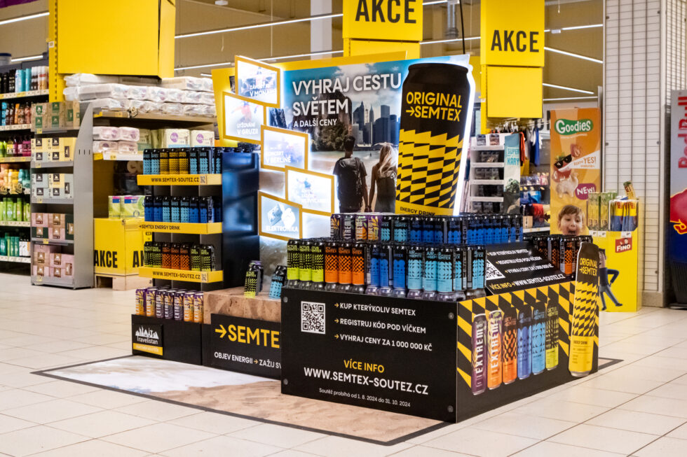 Kofola prináša energiu k objavovaniu sveta so Semtex AIR, in-store komunikačným prostriedkom Dago