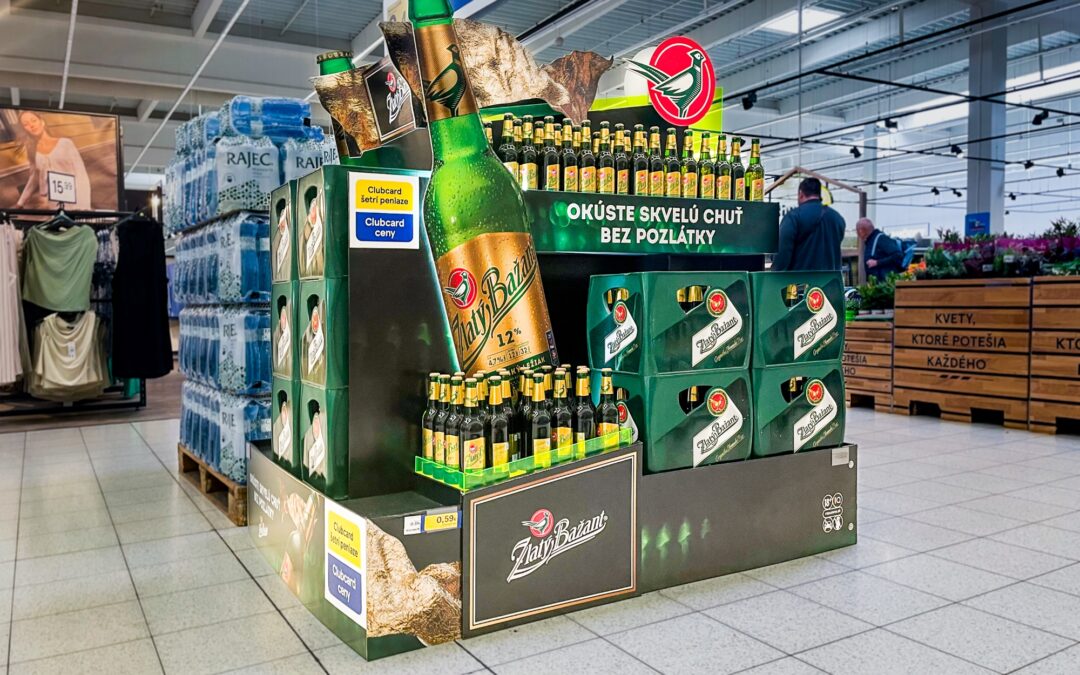 Zlatý Bažant v novom svetle: Dve silné in-store kampane pre redesign a letné osvieženie na slovenskom trhu